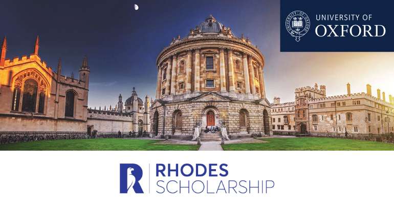 RHODES SCHOLARSHIP AT OXFORD UNIVERSITY