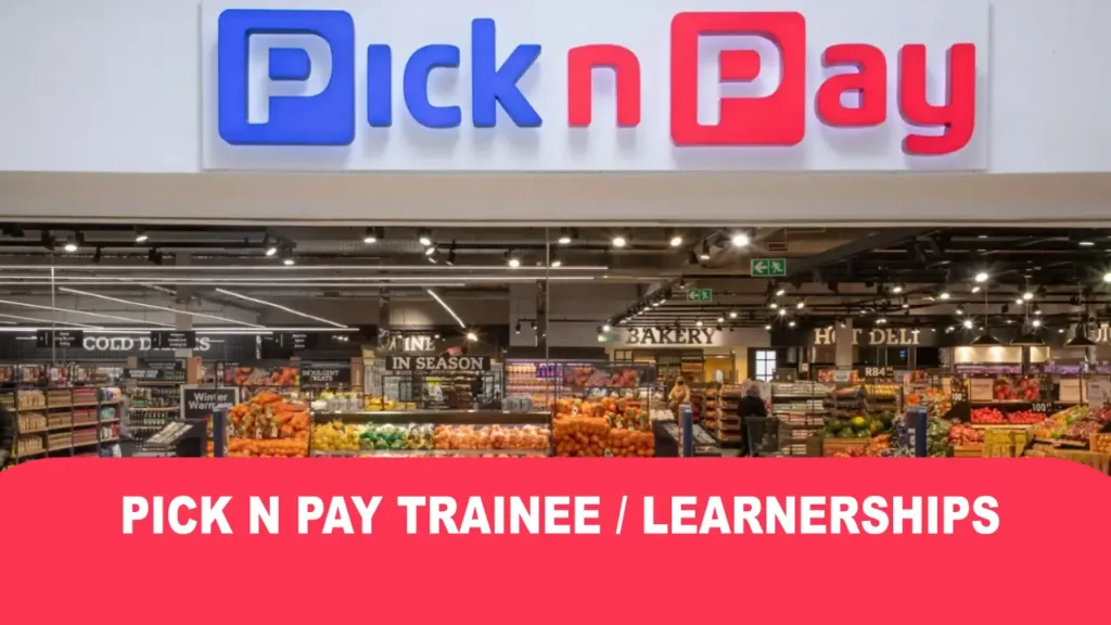 Pick n Pay Copy Writer Graduate Internships 2024 / 2025