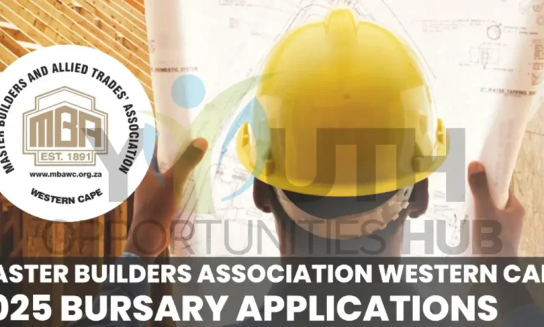 Master Builders Association Western Cape (MBAWC) Bursaries